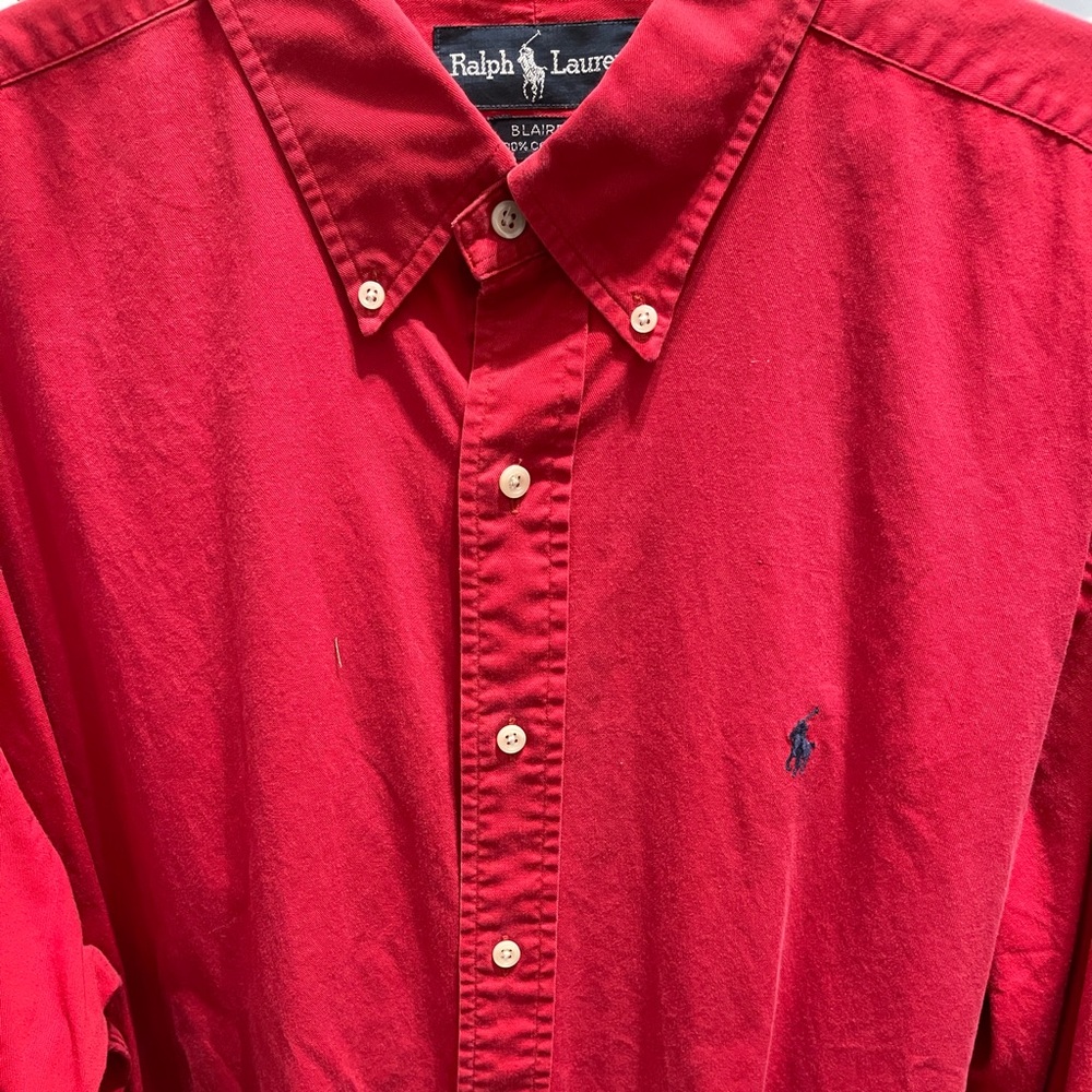 Polo by Ralph Lauren button down in classic red!